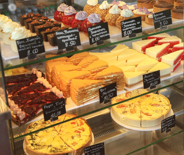 десерты в параграф кафе