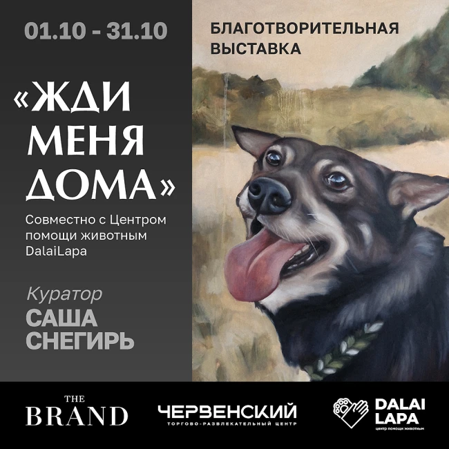 «Жди меня дома»: благотворительная выставка в THE BRAND